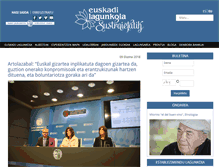 Tablet Screenshot of euskadilagunkoia.net